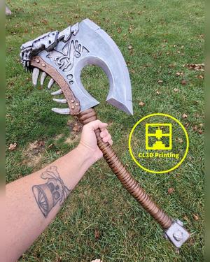 WoW Orc Gorehowl Cosplay Axe