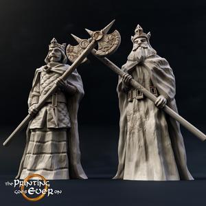King Guard Statues - Supportless
