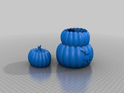 Three headed pumpkin 
