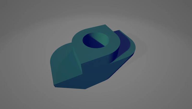 Hammerhead nut OpenSCAD   