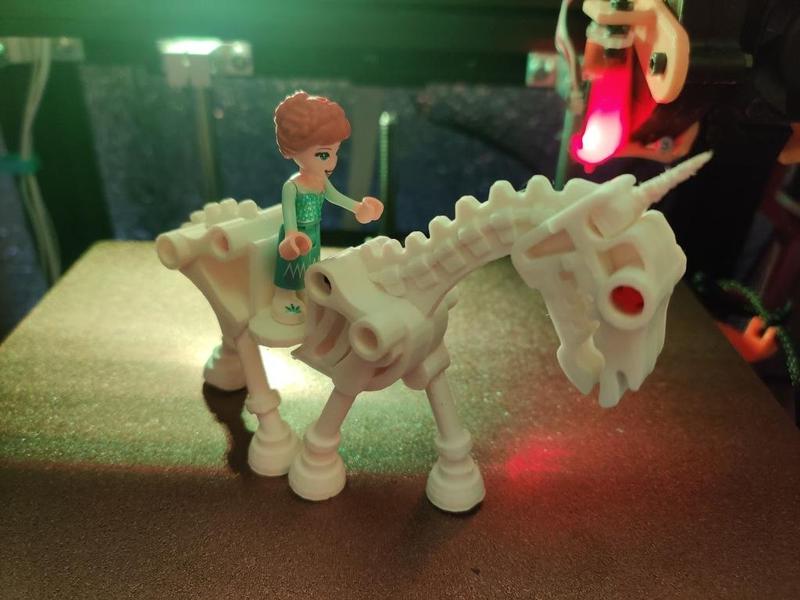 Skeletal Unicorn Split - separate legs