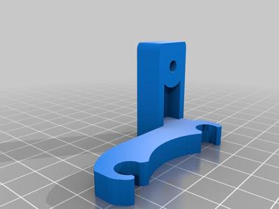 Bowden Tube Holder / Guide for Ender 3 Series Printers with a Micro Swiss All-Metal Hotend