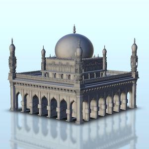Indian temple with dome 14 - Flames Of War Bolt Action Oriental Age Of Sigmar Medieval Warhammer