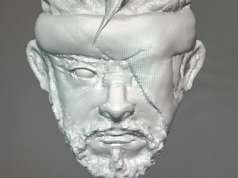 Bandaged Man Head Sculpt For 6inch Figures