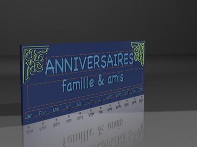 Tableau anniversaires