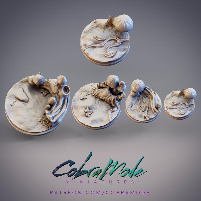 Undergrowth Forest Base Pack 4pcs (Supportless)