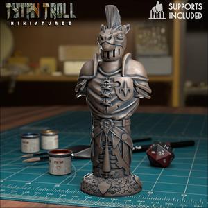 Human Knight Chess Piece [Pre-Supported]