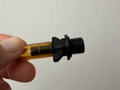 Drain screw with hose connection 1/4 BSP