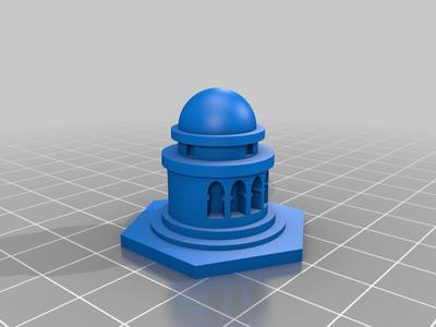 Oriental Buildings CBT with Hex (6mm) for Battletech or Tabletop games