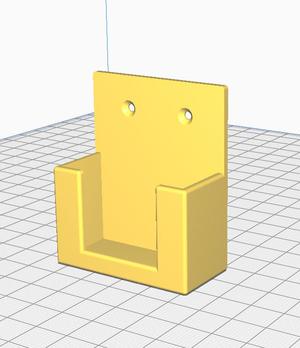 Wall mount for DP50/WH31A Thermosensor 