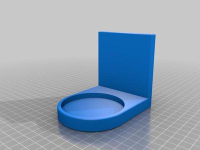 Soap dispenser wall mounted shelf