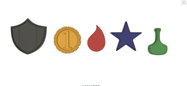 Tabletop basic tokens