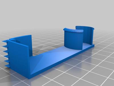 printable skinny tape dispenser for 1/2 in wide tape rolls
