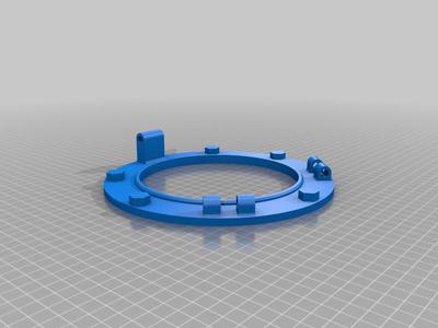 replacement port hole bottom with hex nuts