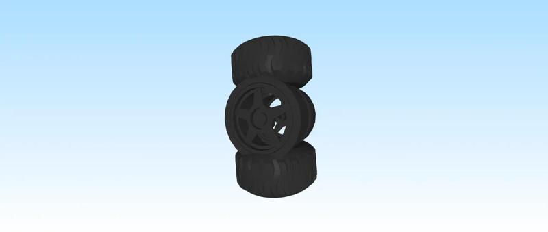 Tyre ThootBrush holder   
