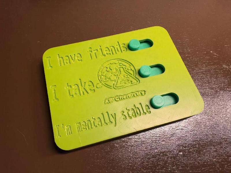 I have friends, I take AP Chemistry, I'm mentally stable: Fidget Toy   