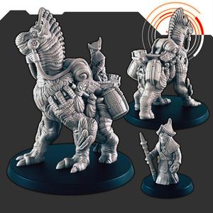 Sci-fi Pack Beast and Alien Scavengers [Support-free]