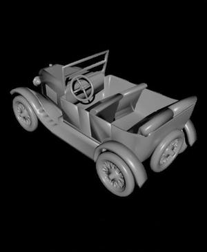 1/24 Scale 1927 Ford Model T Touring Car.stl