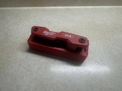 Milwaukee 9-Key Folding Hex Key Set gridfinity
