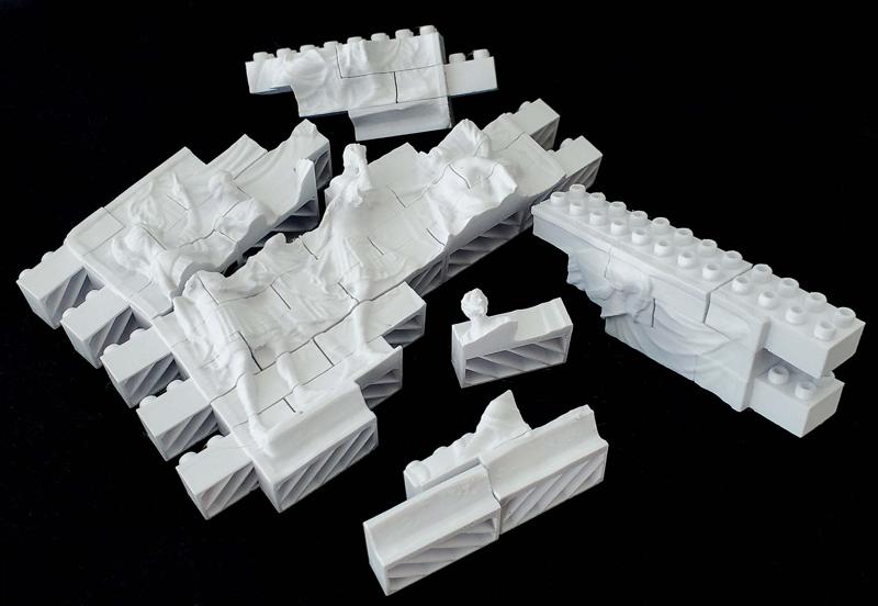 Montini Death of Lucretia Wall Set (Lego Compatible)