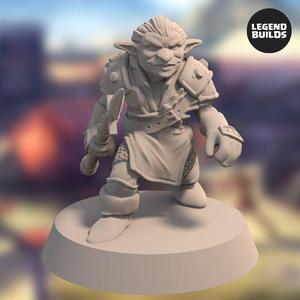 Nikta Warrior with Spear - Pose 1 - 3D printable miniature - STL file
