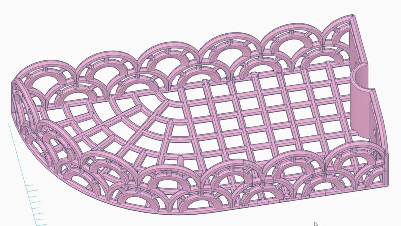 Big Decorative Shower Basket   