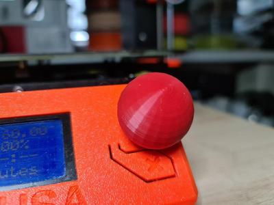 LCD knob sphere for prusa