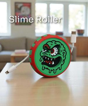 SlimeRoller - Cable Roller, print-in-place
