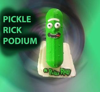 Pickle Rick PODIUM