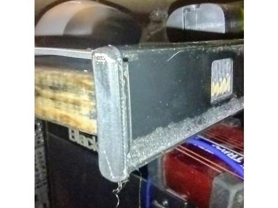 keyboard shelf runner end bumper