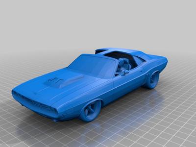 custom 70's dodge challenger 
