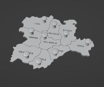 Mapa Castilla y León