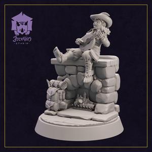 Falgin Lonesong - Halfling Bard