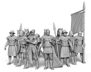 Guards (bundle of 5) - Bandits and Knights Vol.2 Kickstarter