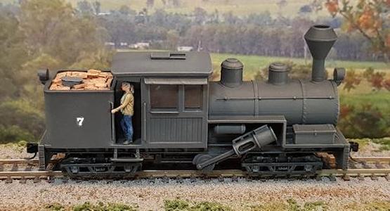 Class B Climax Locomotive (HOn30)