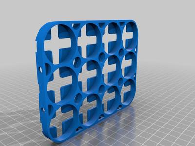 Lifepo4 32700 / 32650 4S3P battery holder