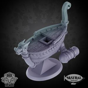 Viking Longboat Astral Ship (miniature version