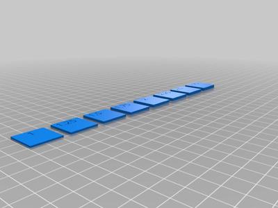 Calibration blocks 3d printer or otherwise