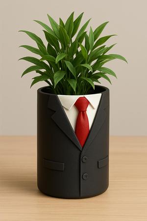Mr. Formaleaf - stylized plant holder