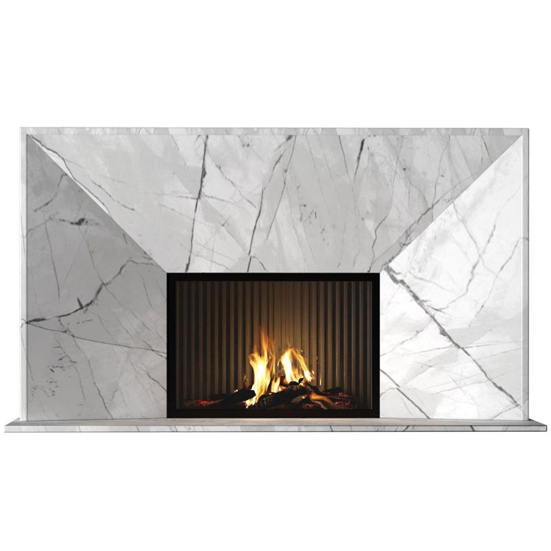 Marble Fireplace in Art Deco style. Marble Fireplace modern ArtDeco