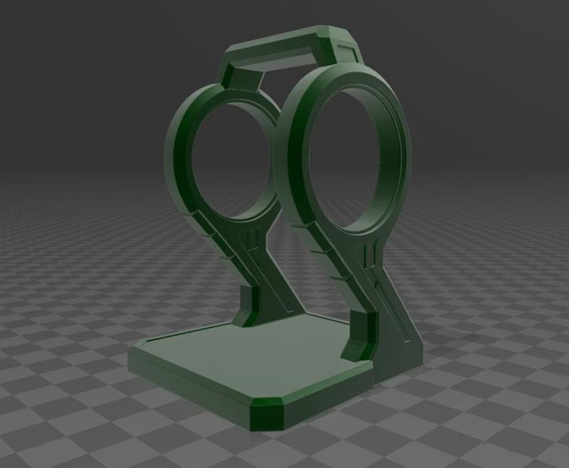 JBL Charge 5 Docking Base - Charging Center - JBL Charge 5 Docking Base - Minimalist HALO-style JBL Charge 5 Docking Base STL