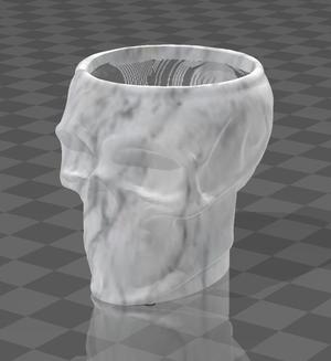 Simple Skull Mug (without handle) Free