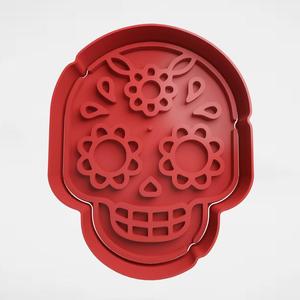 Mexican skull dia de muertos halloween