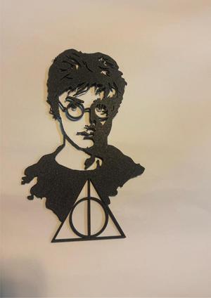 Harry Potter Decorative 3D Model ( Wall Art)  – Minimalist and Stylish