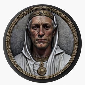Baldwin IV of Jerusalem medallion pendant