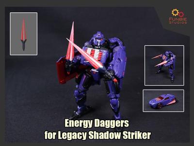 Energy Daggers for Transformers Legacy Shadow Striker