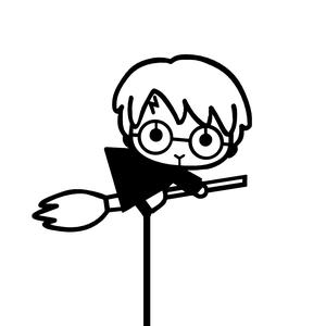 Cake Topper Cake Topper - Harry Potter Broomstick