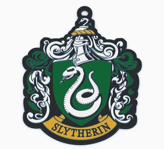 Slytherin Shield keychain. Harry Potter.