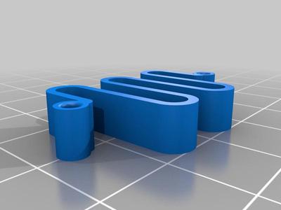 100% printed rod damper for Flsun QQ, QQ-S, QQ-S Pro
