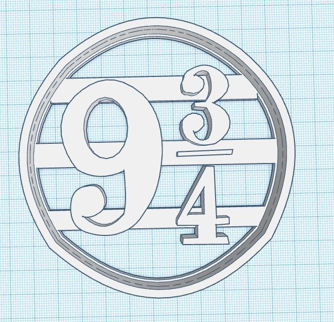Platform 9 3/4 3X10X15mm UP LINE